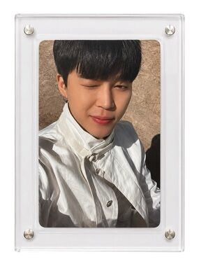 BTS JIMIN PROOF ALBUM WEVERSE GIFT PHOTOCARD & ACRYLIC FRAME - BRAND NEW